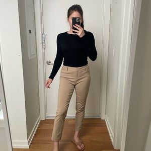 NWOT Zara Black Ribbed Long Sleeve Tee